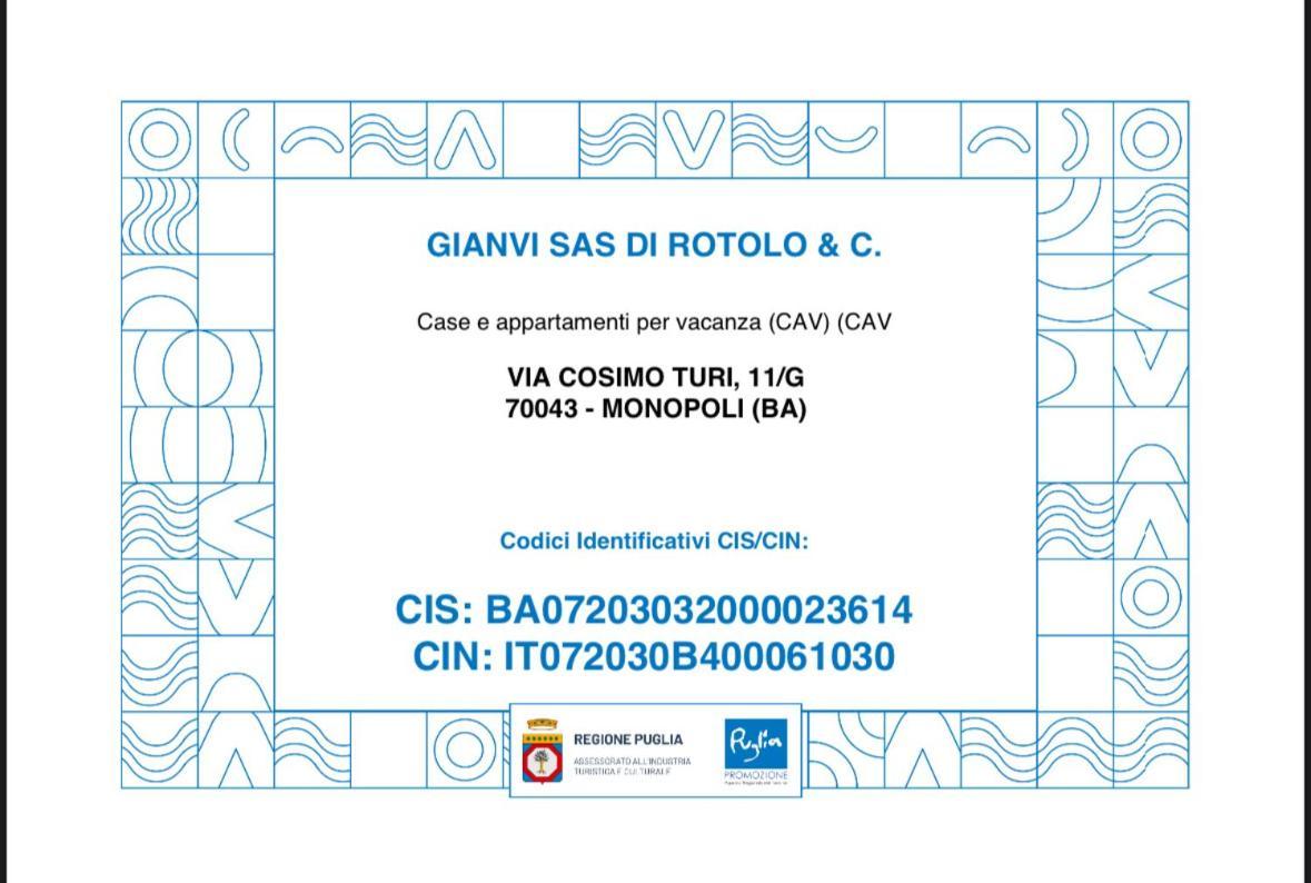 Dimora San Vito Apartment Monopoli Exterior foto